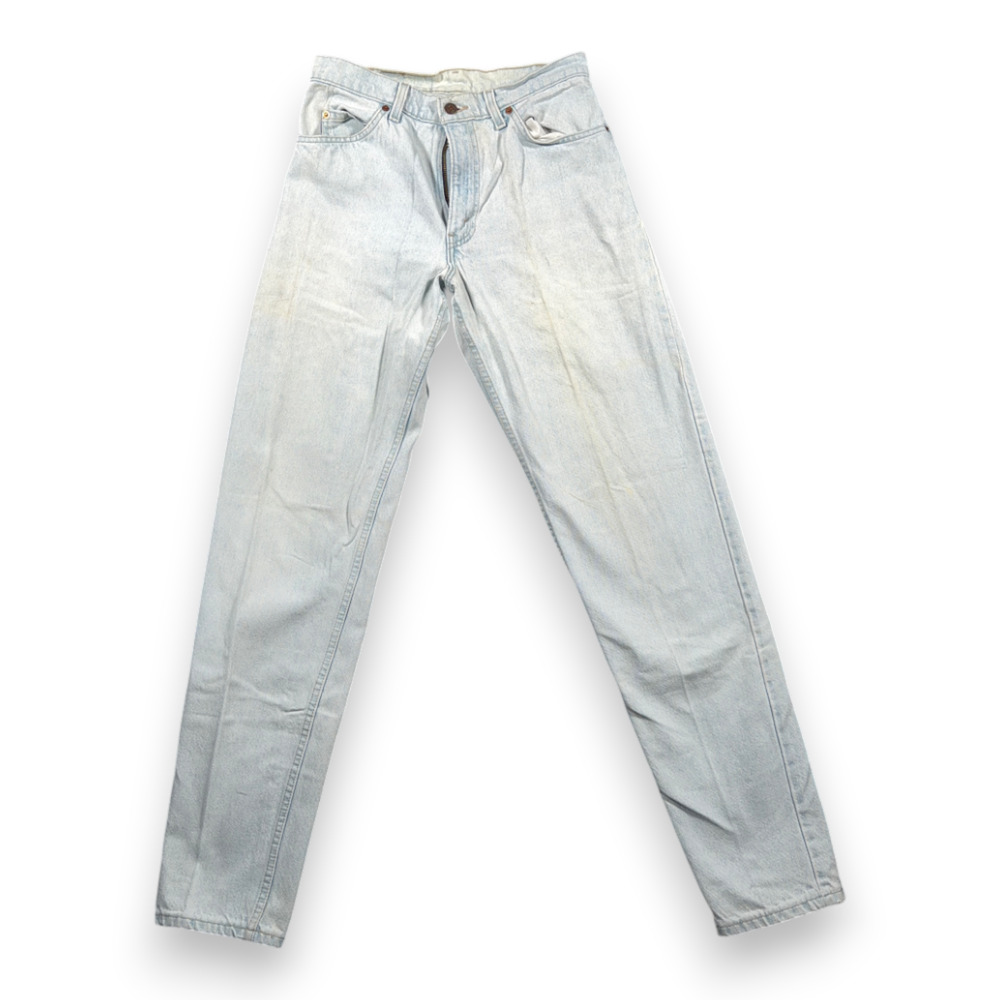 Vintage Levis Jeans Mens 30x34 White 550 Relaxed Orange Tab Stonewash USA 90s *